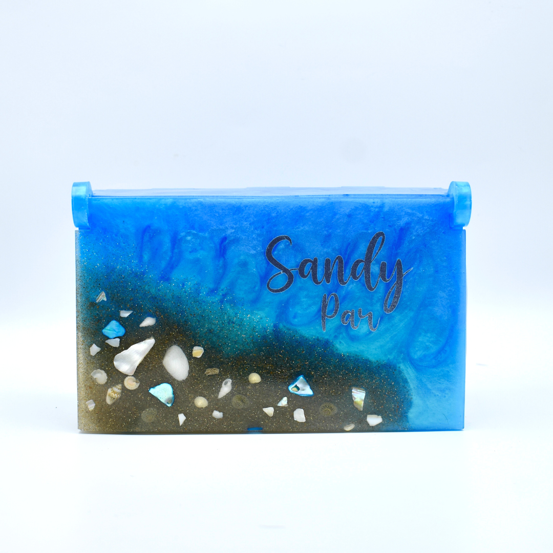 Personalized Beach Themed Domino Set • Dominoes Set Gift
