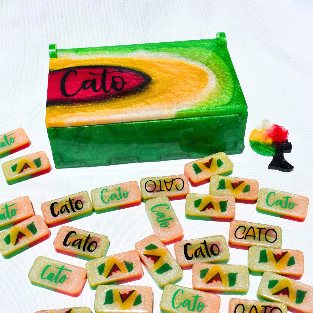 Guyana Dominoes • Caribbean Personalized Gift • Man Cave/She Shed Gift