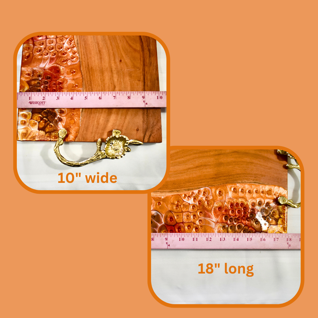 Autumn-themed Charcuterie Board, Decorative Fall Cheese Board, Thanksgiving Cutting Board, Gift for Her-Him, Fall Design Serving Tray