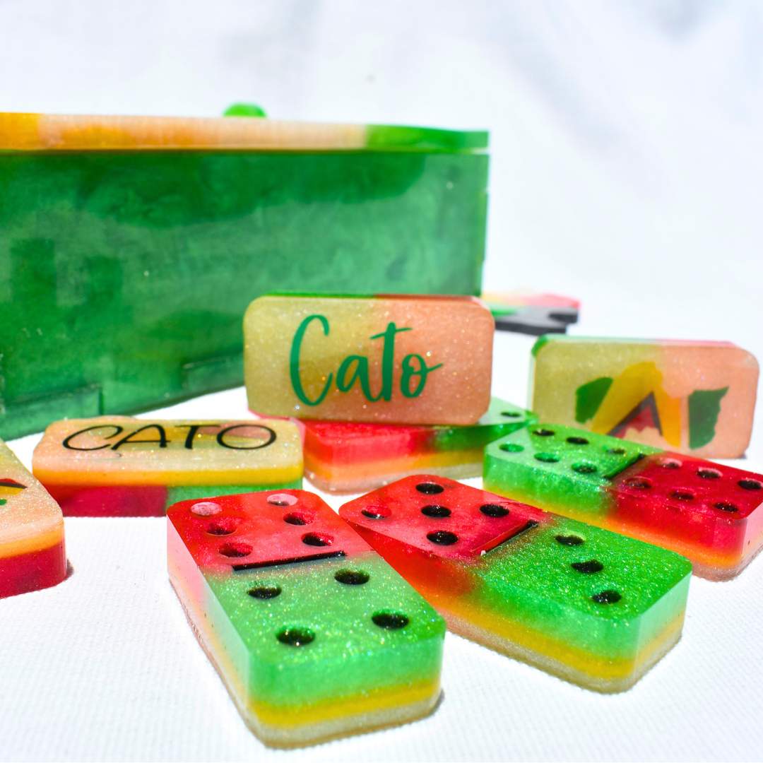 Guyana Dominoes • Caribbean Personalized Gift • Man Cave/She Shed Gift