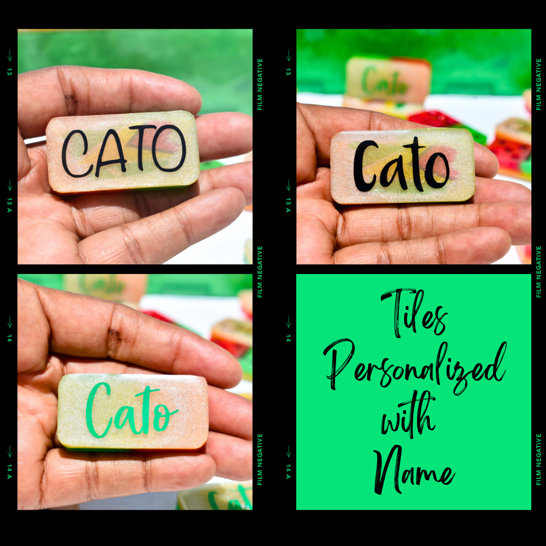 Guyana Dominoes • Caribbean Personalized Gift • Man Cave/She Shed Gift