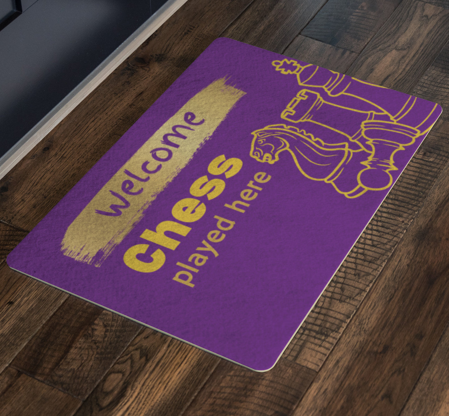 Chess Played Here Indoor Door Mat