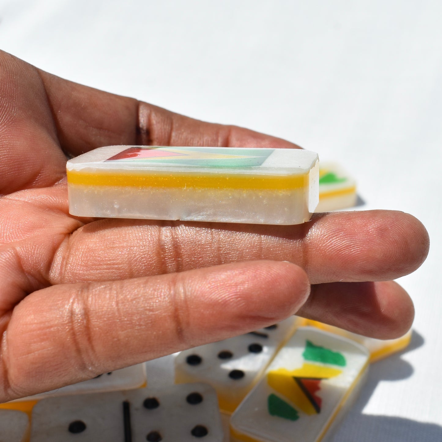Guyanese Dad Gift • Guyana Dominoes • Caribbean Personalized Gift • Man Cave Gift