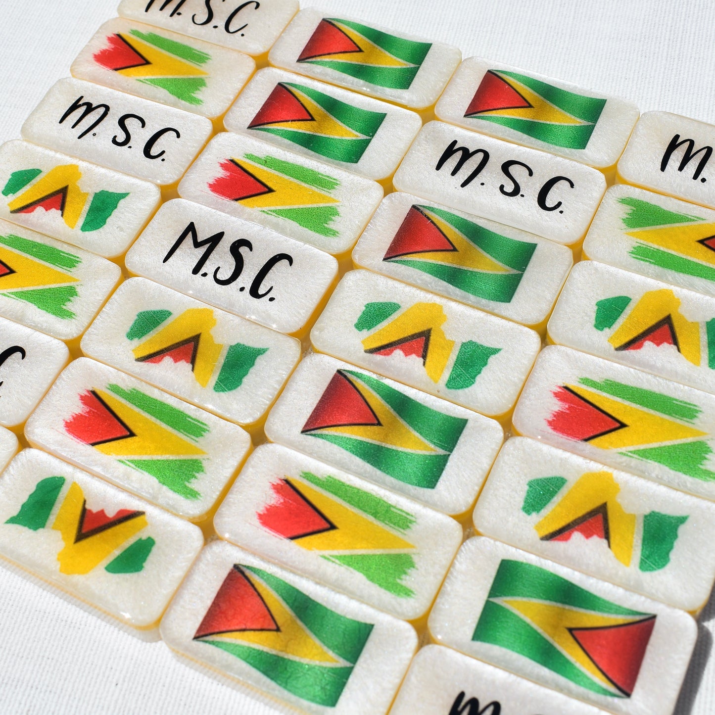 Guyanese Dad Gift • Guyana Dominoes • Caribbean Personalized Gift • Man Cave Gift