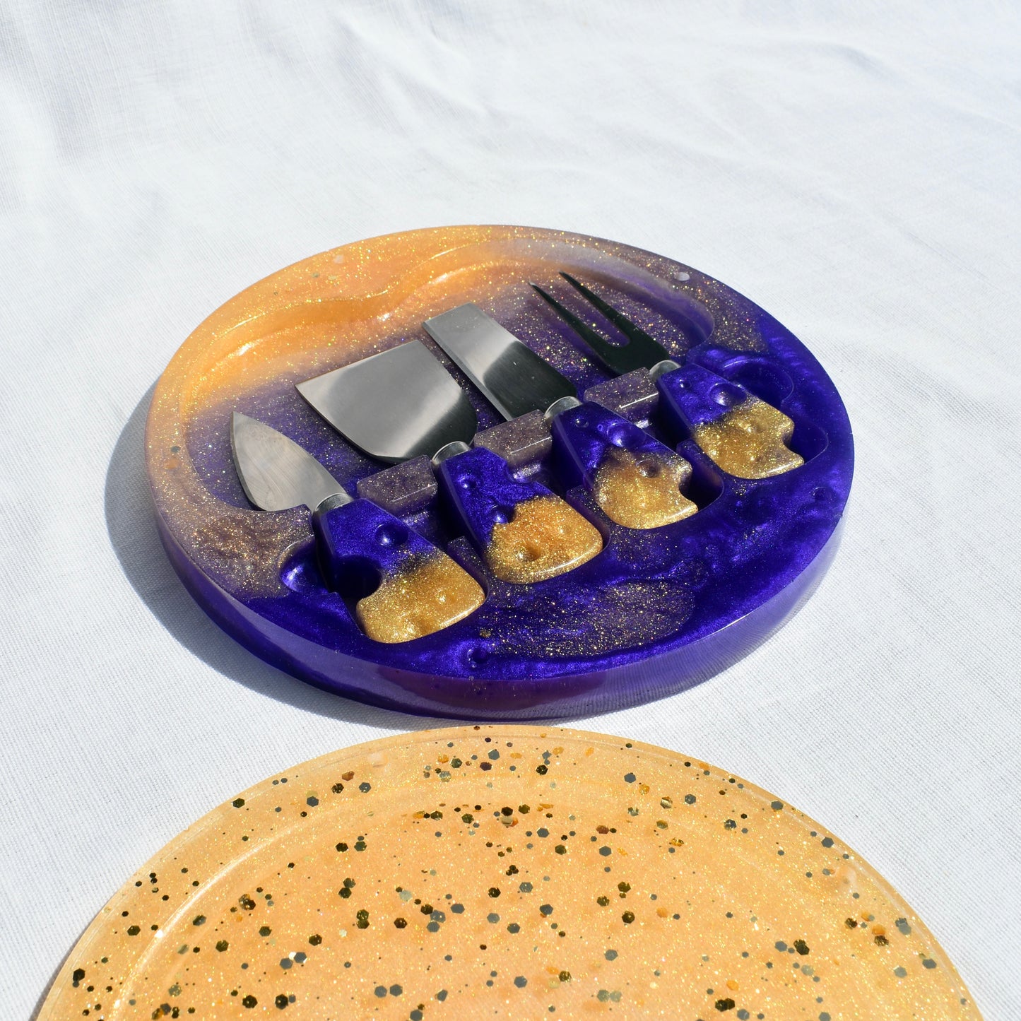 Cheese Tool Set with Storage Container • Custom Cheese Tools for Charcuterie Boards