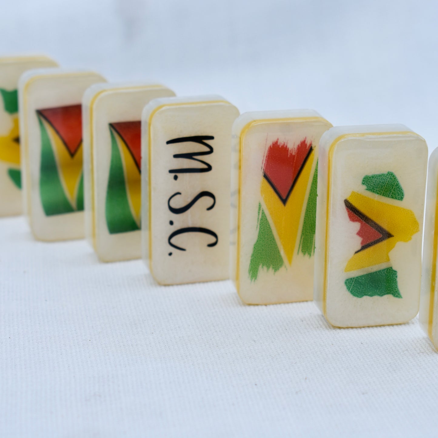 Guyanese Dad Gift • Guyana Dominoes • Caribbean Personalized Gift • Man Cave Gift