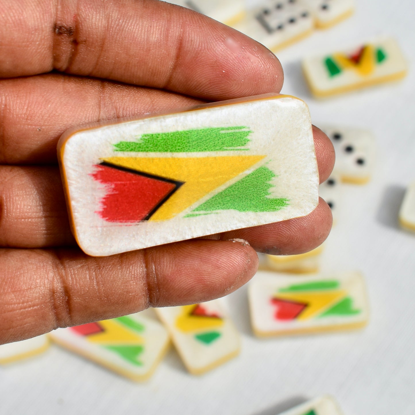 Guyanese Dad Gift • Guyana Dominoes • Caribbean Personalized Gift • Man Cave Gift