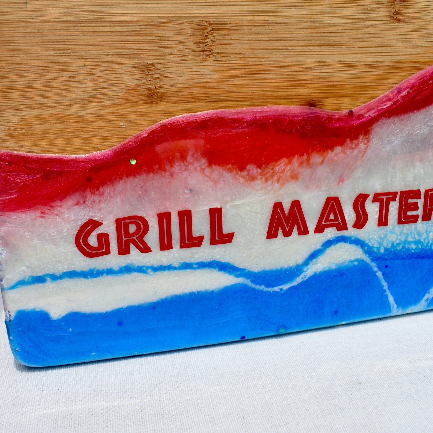 Grill Gift for Dad • Grill Master Cutting Board • BBQ Cutting/Serving Board