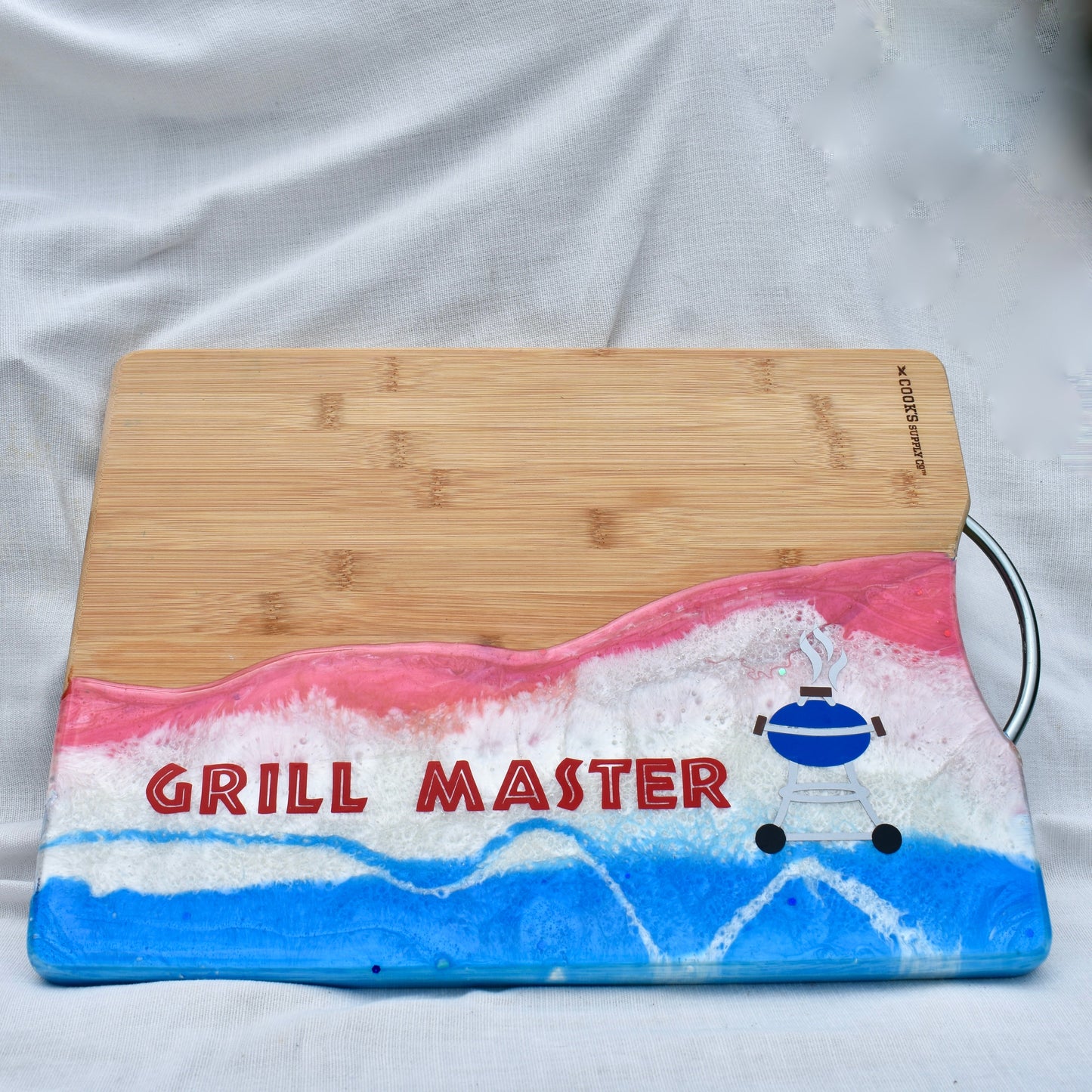 Grill Gift for Dad • Grill Master Cutting Board • BBQ Cutting/Serving Board