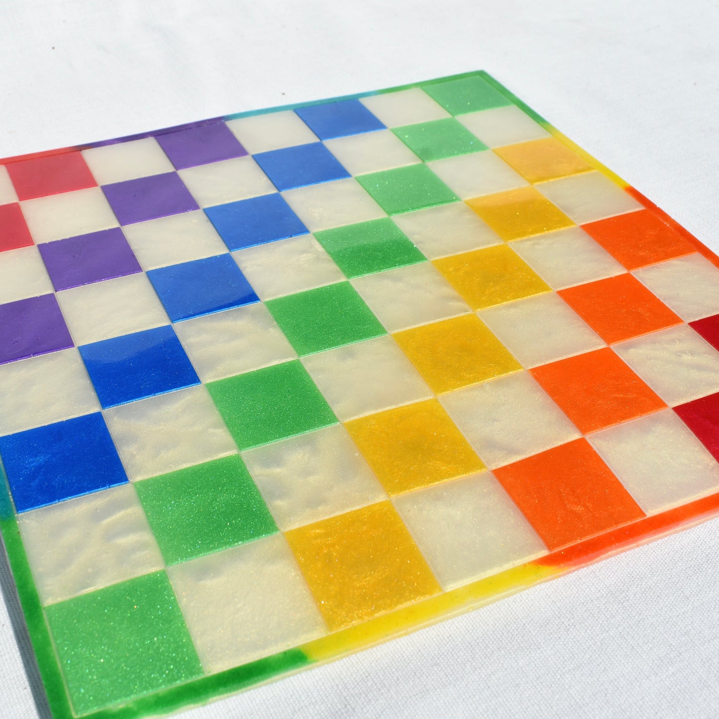 Custom Rainbow Chess Set • LGBTQ Chess Set • Pride Month Chess Game