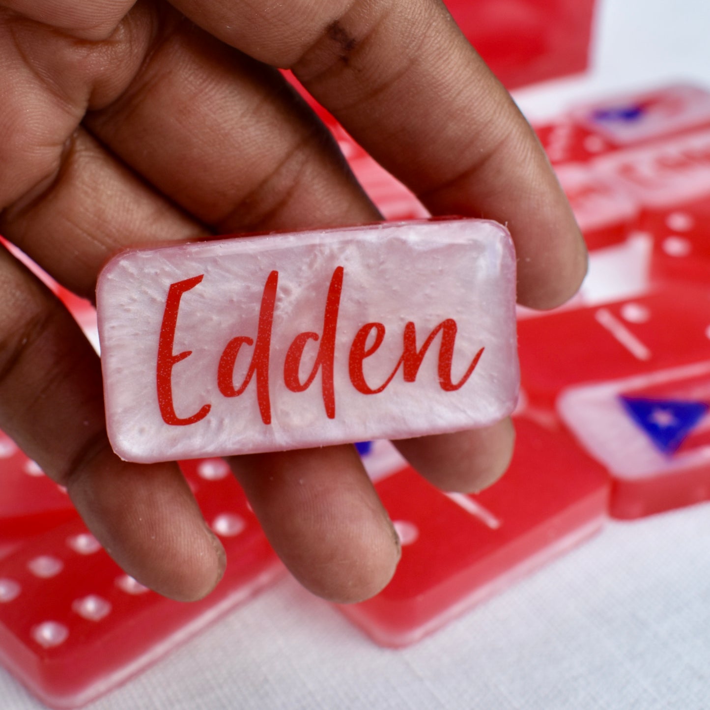 Custom Puerto Rican Dominoes • Dominoes Game Gift • Personalized Dominoes