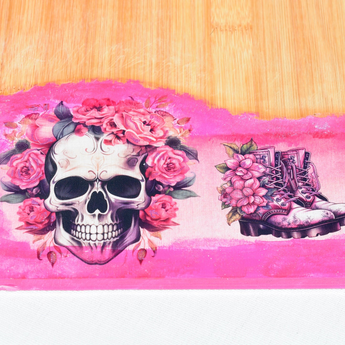 Goth Girl Charcuterie Board Gift • Gothic Cutting Board Set