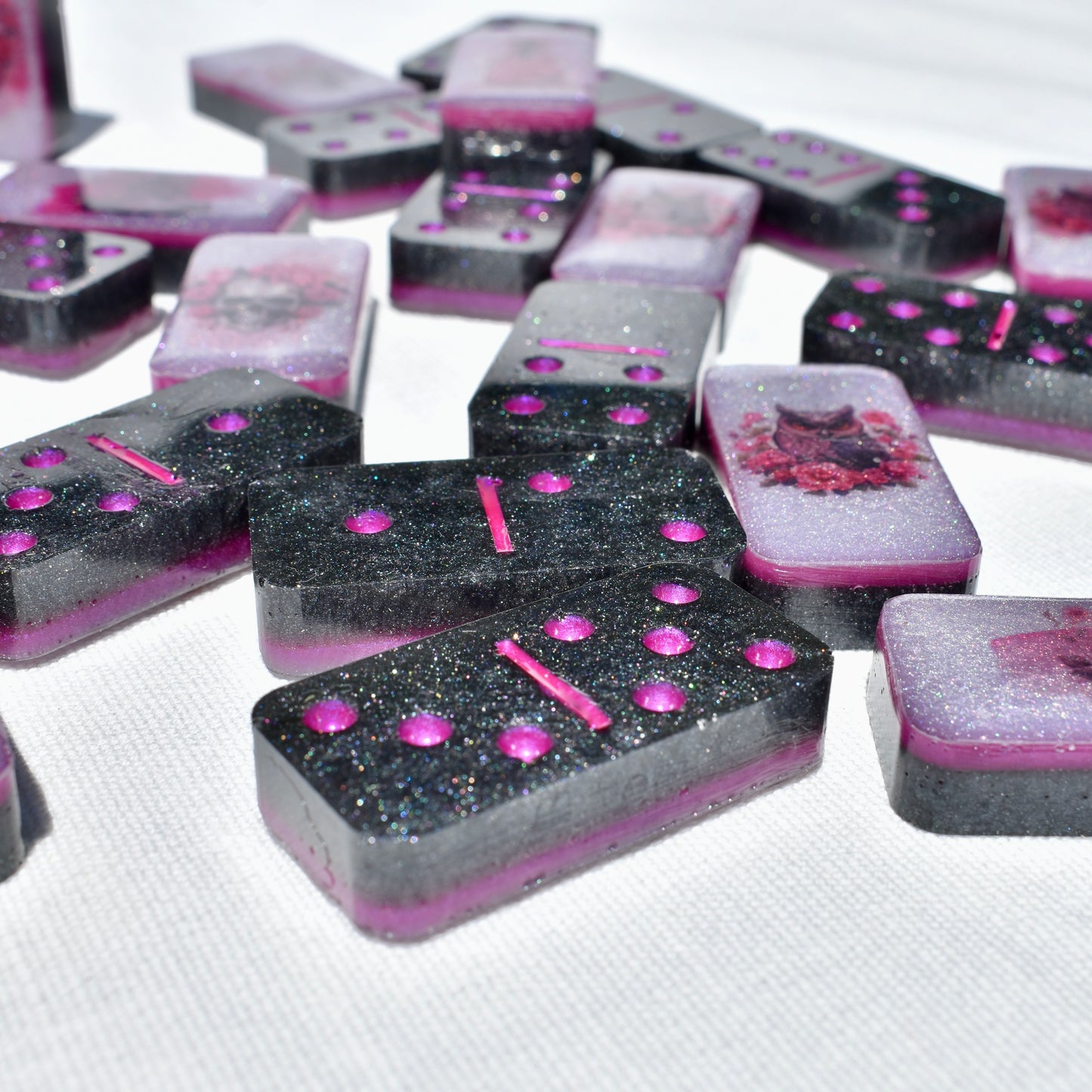 Dominoes for Goth Girl • Gothic Dominoes • Dominoes Gift for Her
