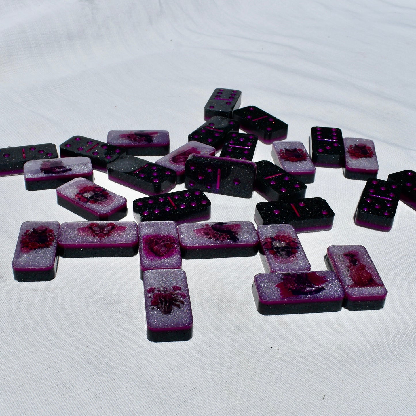 Gothic Dominoes • Dominoes for Goth Girl • Dominoes Gift for Her