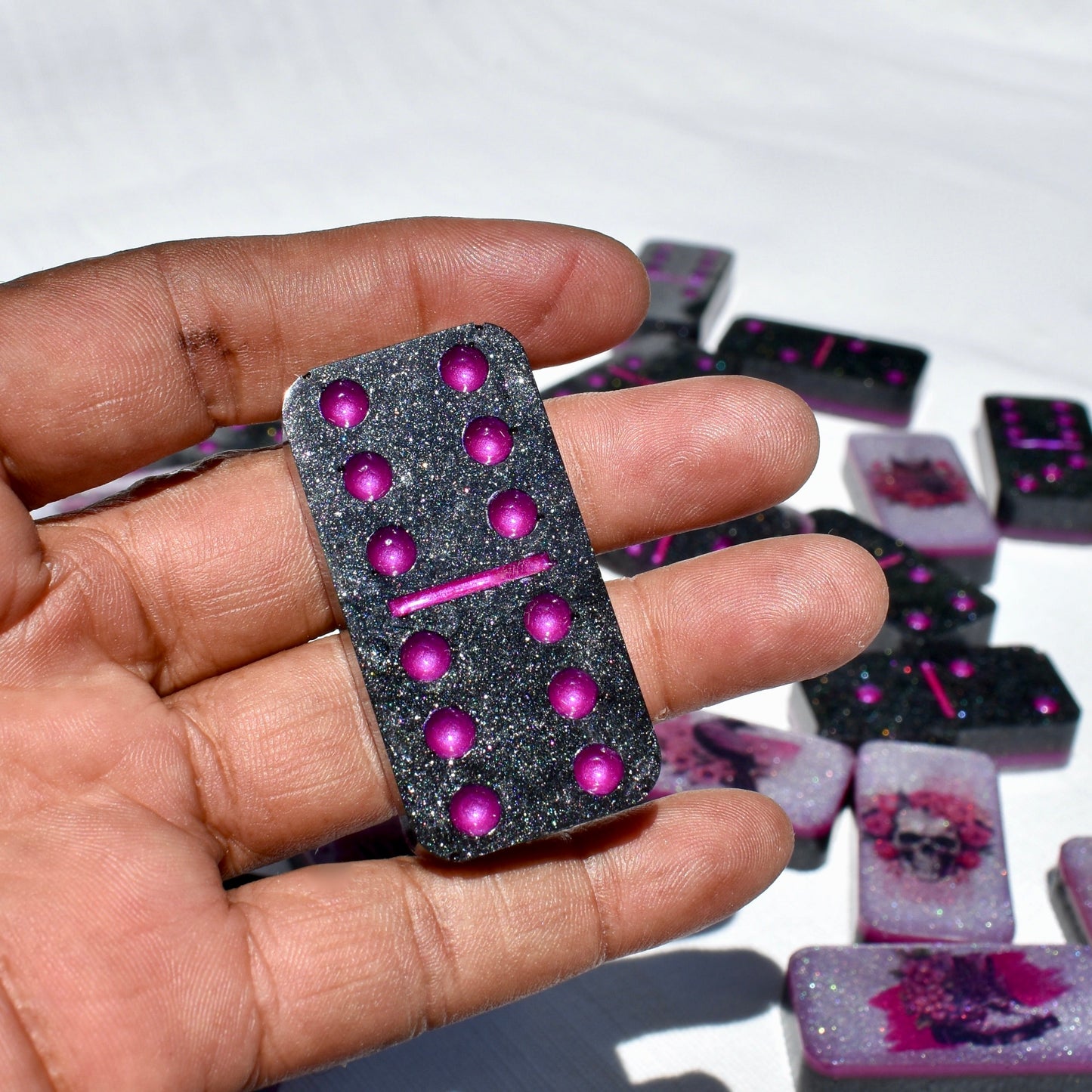 Gothic Dominoes • Dominoes for Goth Girl • Dominoes Gift for Her