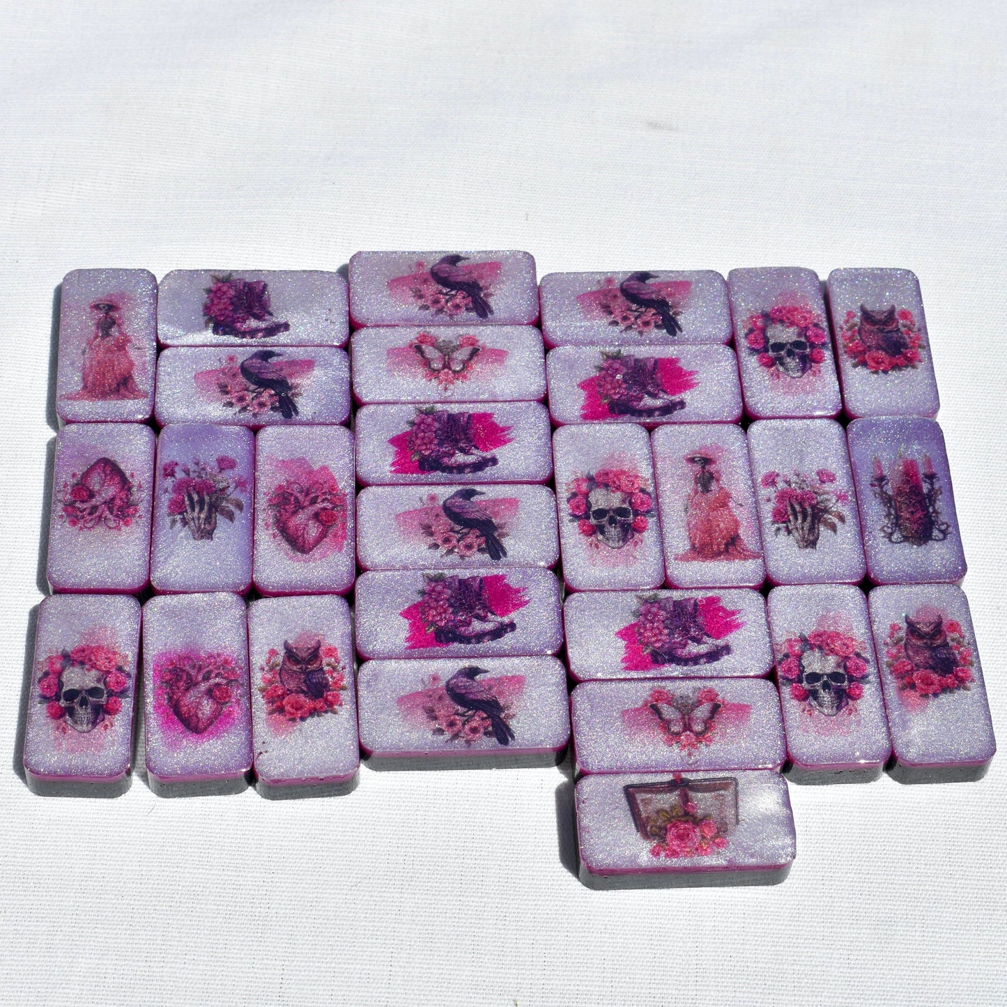 Gothic Dominoes • Dominoes for Goth Girl • Dominoes Gift for Her
