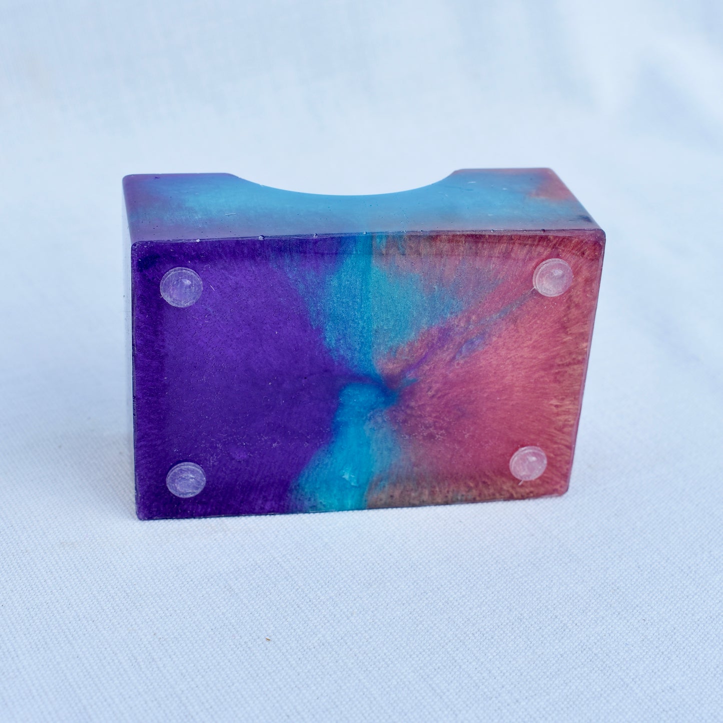 Mother’s Day Coaster Set • Flower Coasters w Holder • 5 Square Floral Coasters