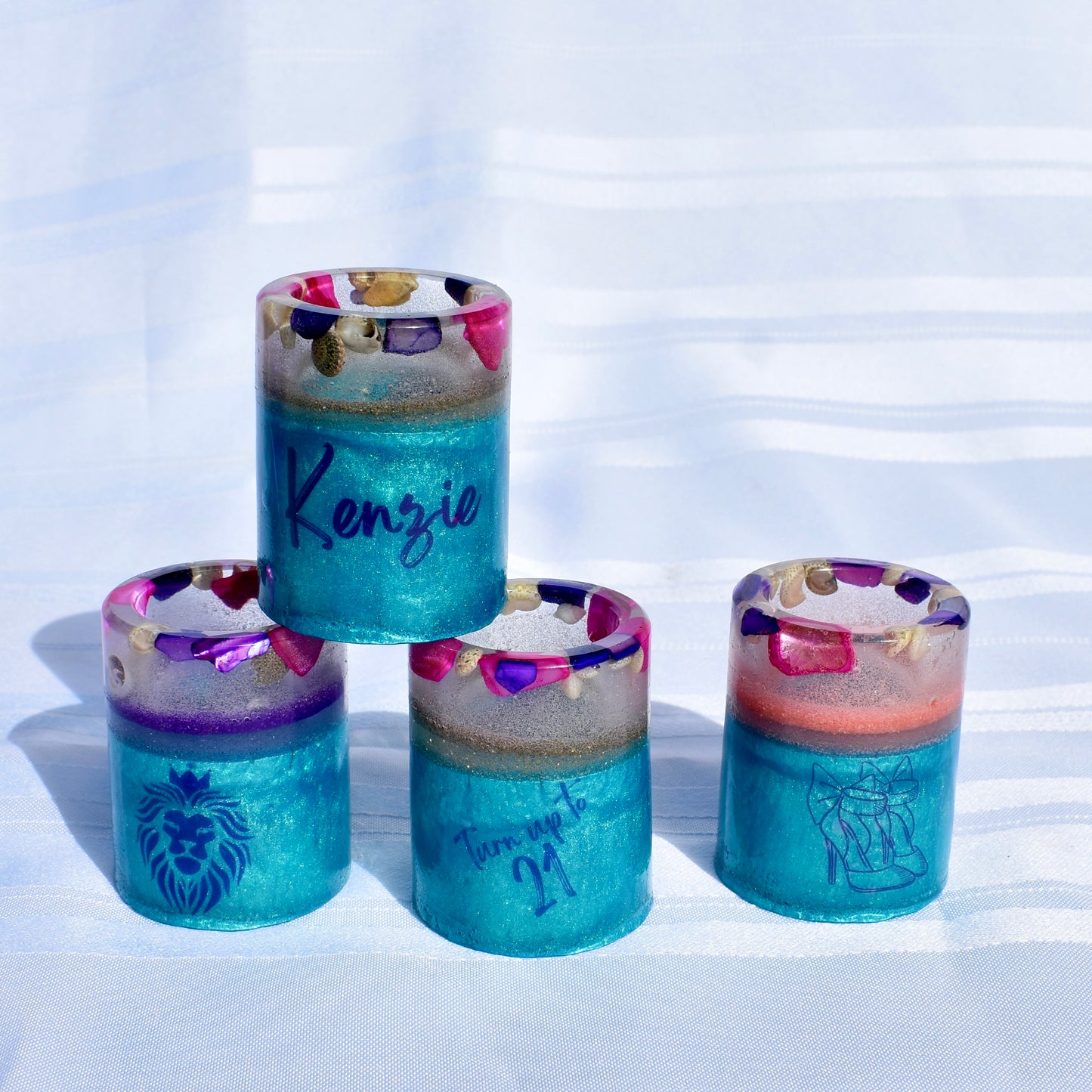 Personalized Shot Glasses • Birthday Shot Glass Set for Shots/Shooters