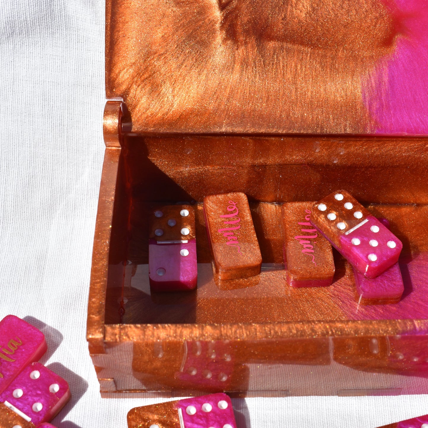 Personalized Dominoes for Him or Her • Birthday Dominoes Gift Set