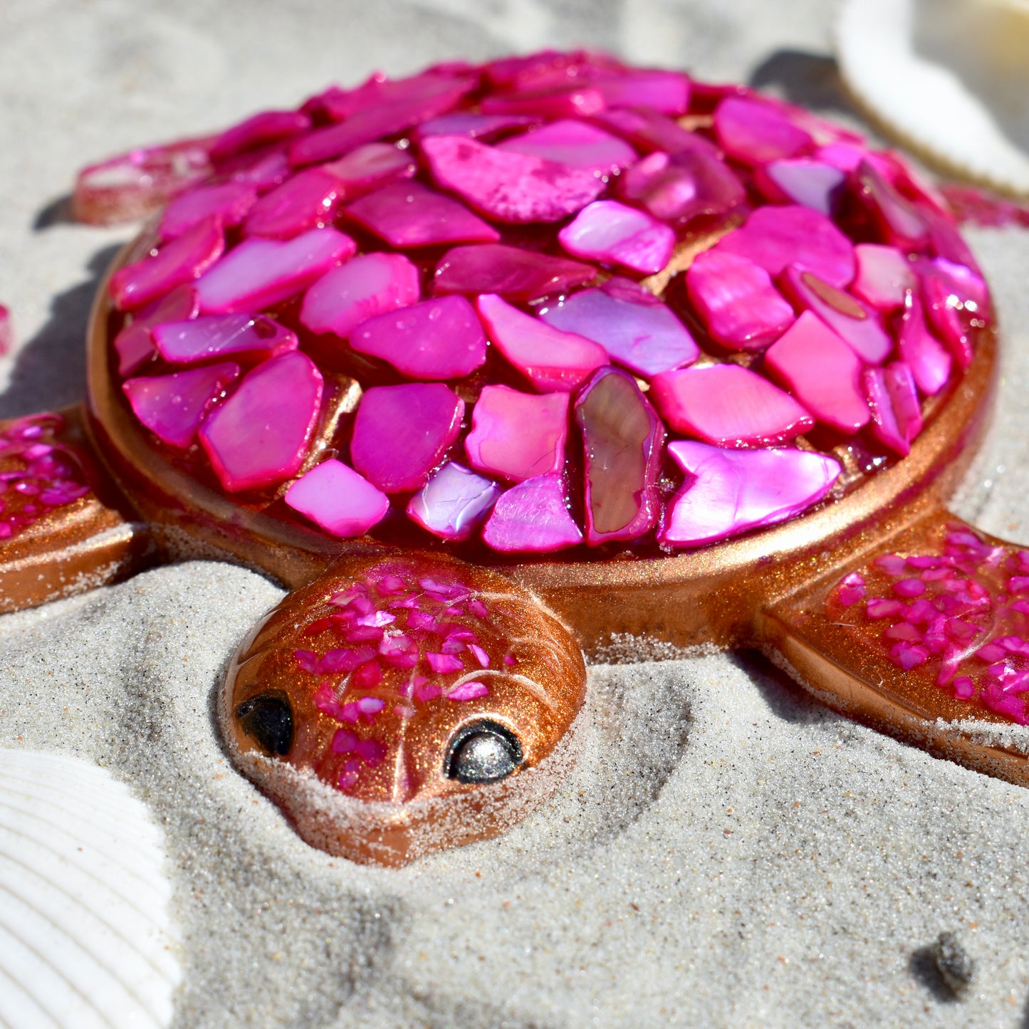 Decorative Sea Turtle • Sea Turtle Figurine • Sea Turtle Statuette