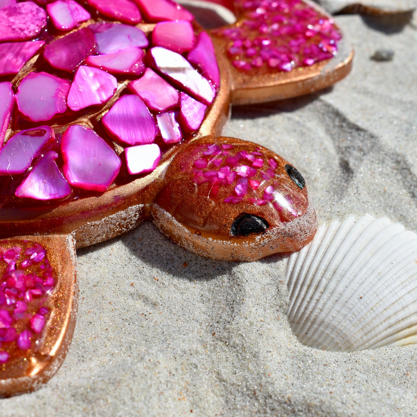Decorative Sea Turtle • Sea Turtle Figurine • Sea Turtle Statuette