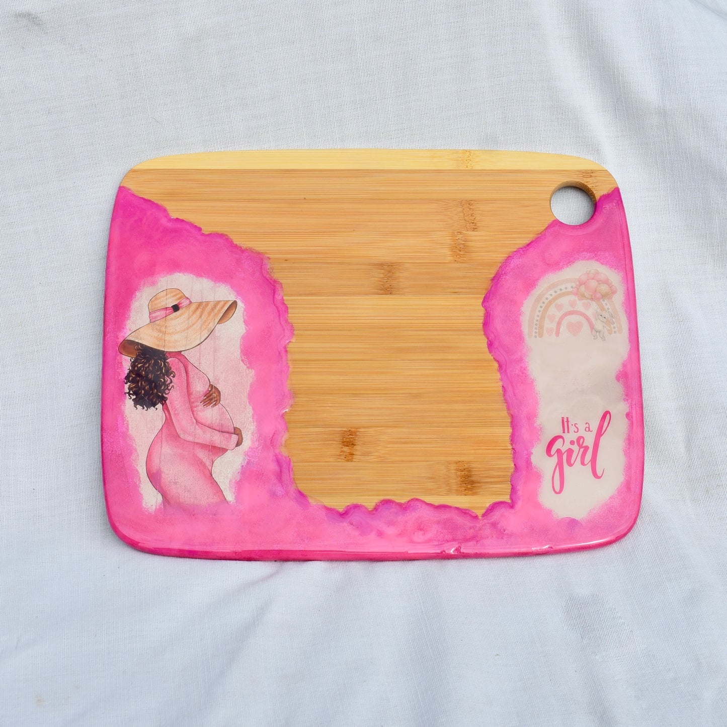 It’s a Girl Serving Baby Shower Gift • Baby Shower Charcuterie Board