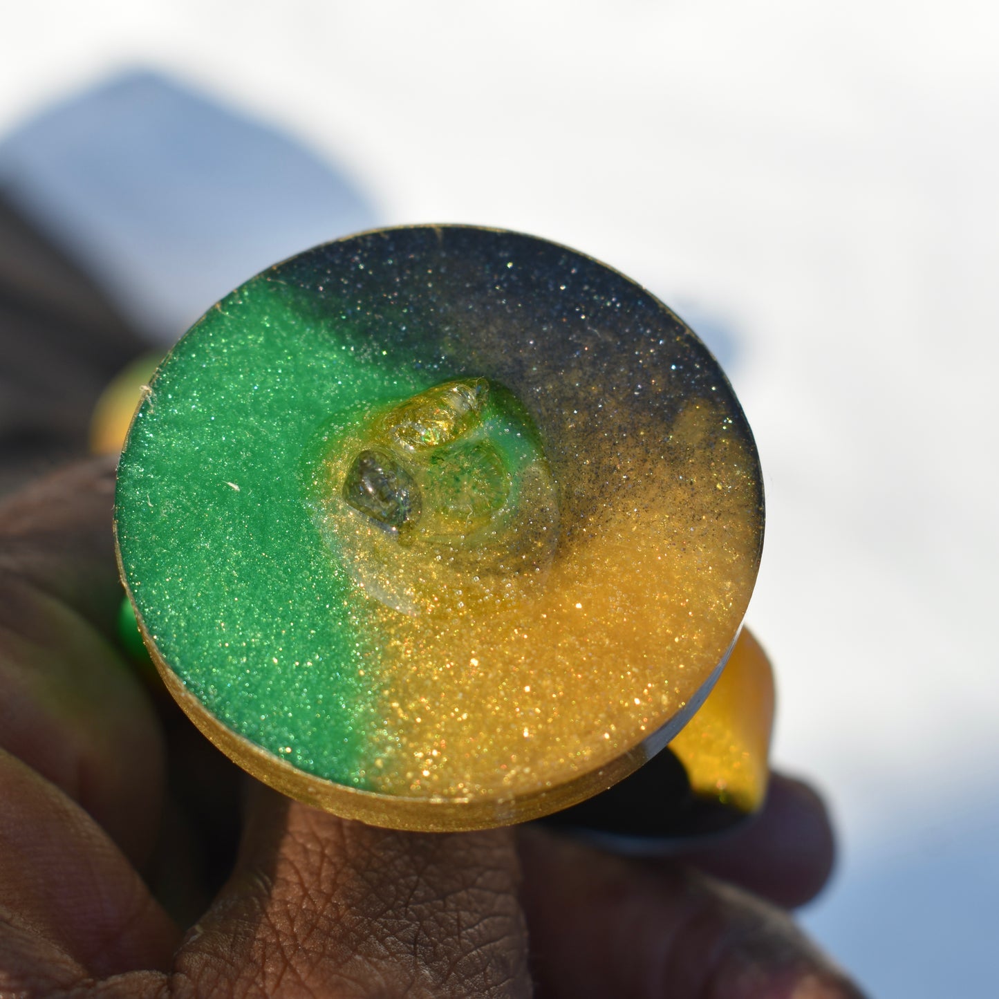 Jamaican Themed Napkin Rings (6)