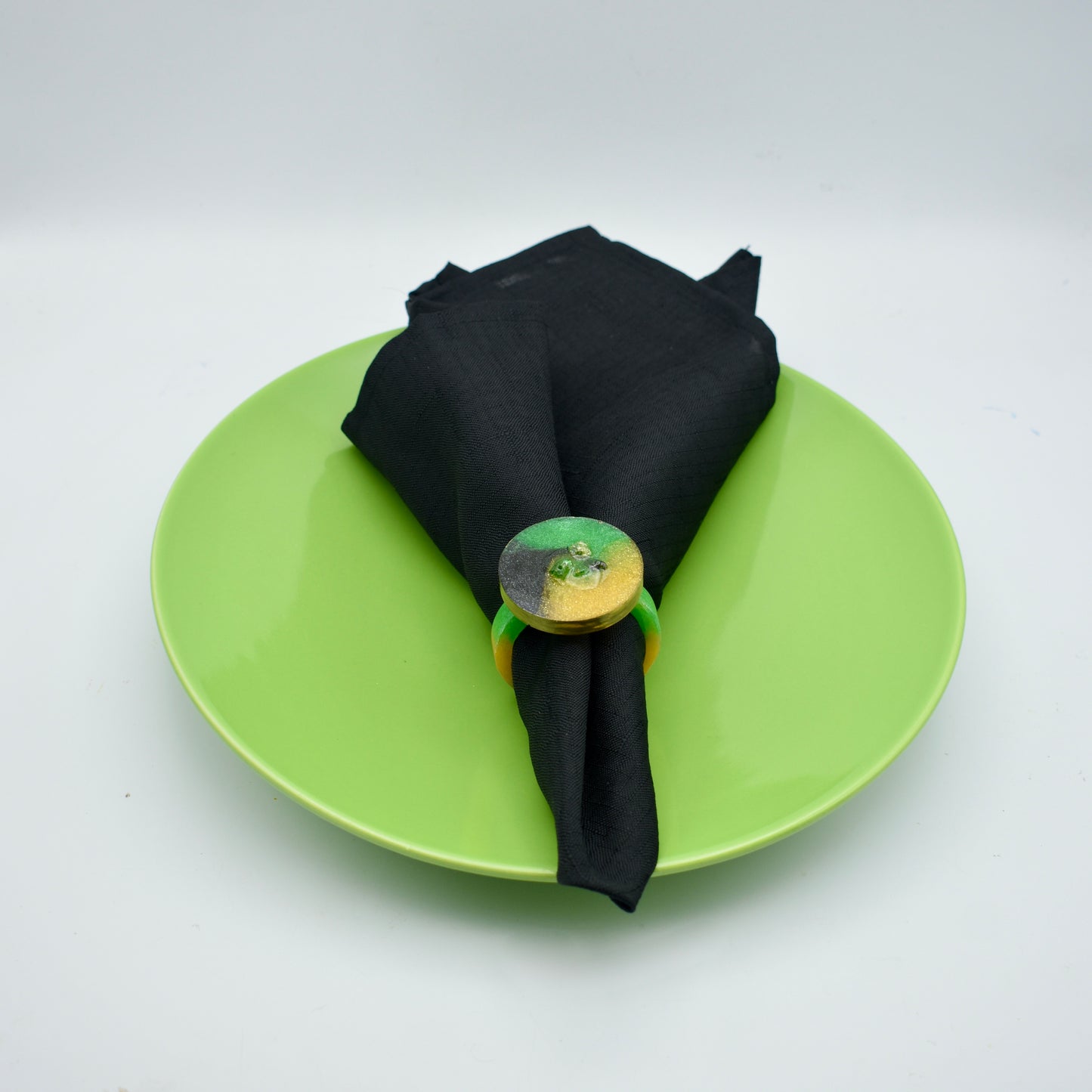 Jamaican Themed Napkin Rings (6)
