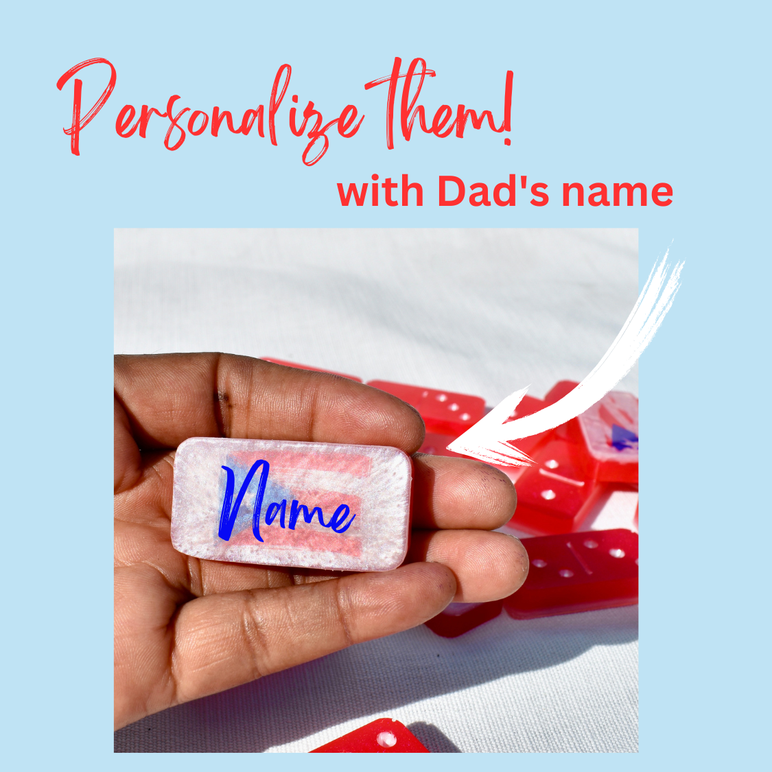 Custom Puerto Rican Dominoes • Dominoes Game Gift • Personalized Dominoes