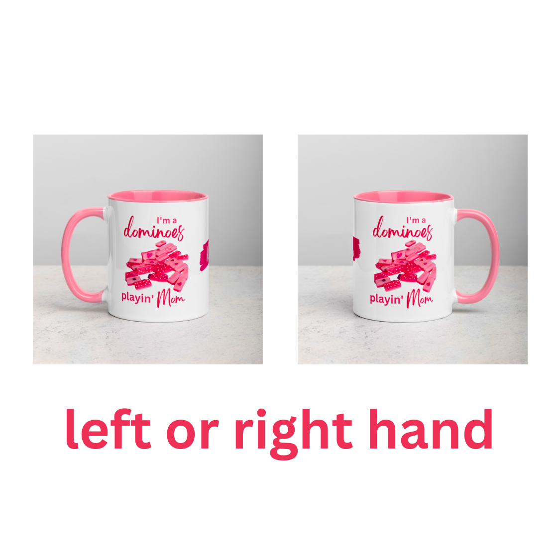 Personalizable “Dominoes” Mug for Mom • DOMINO LOVER MUG • Mom Dominoes Mug