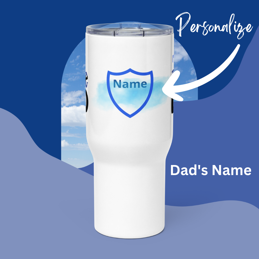 Police Dad Gift • Police Dad Travel Tumbler • Personalized Father’s Day Gift