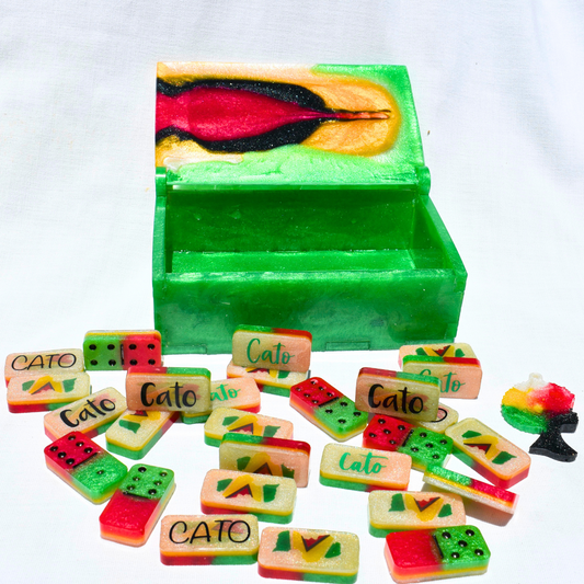 Guyana Dominoes • Caribbean Personalized Gift • Man Cave/She Shed Gift