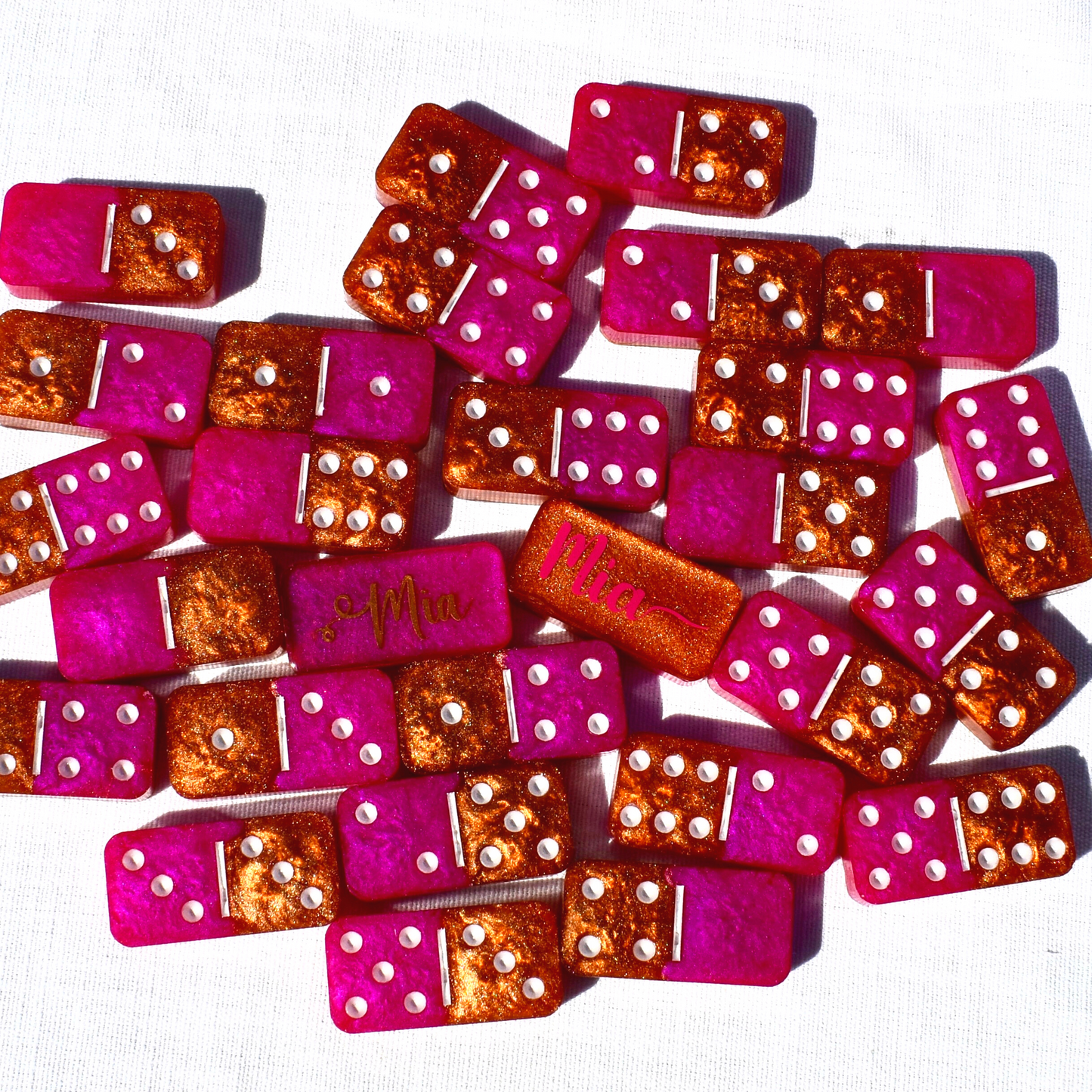 Personalized Dominoes for Him or Her • Birthday Dominoes Gift Set