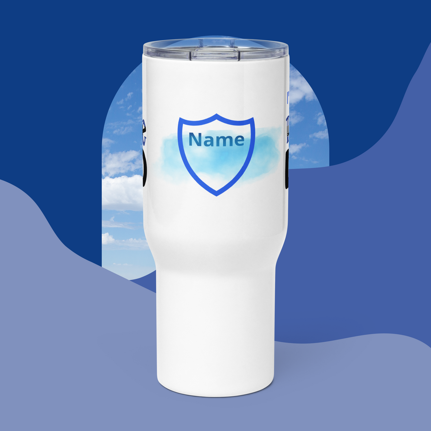 Police Dad Gift • Police Dad Travel Tumbler • Personalized Father’s Day Gift