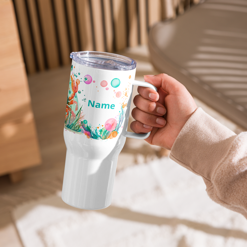 Cancer Birthday Travel Mug • Personalized Cancer Mug Gift for Her
