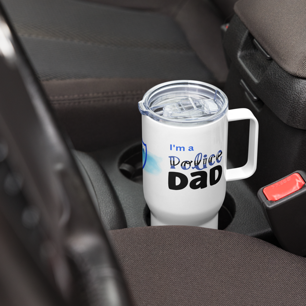 Police Dad Gift • Police Dad Travel Tumbler • Personalized Father’s Day Gift
