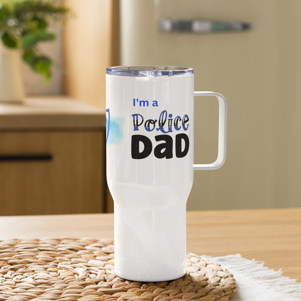 Police Dad Gift • Police Dad Travel Tumbler • Personalized Father’s Day Gift