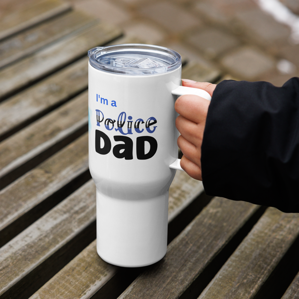 Police Dad Gift • Police Dad Travel Tumbler • Personalized Father’s Day Gift