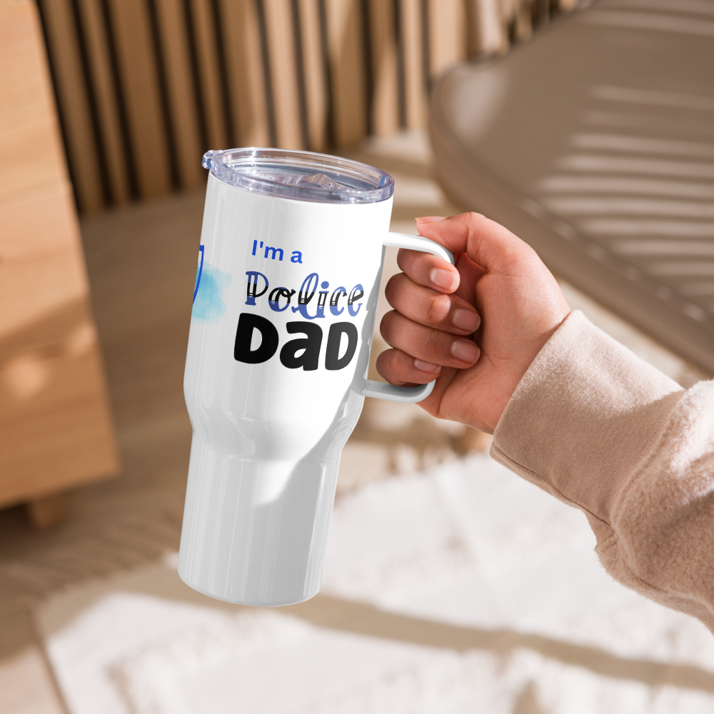 Police Dad Gift • Police Dad Travel Tumbler • Personalized Father’s Day Gift