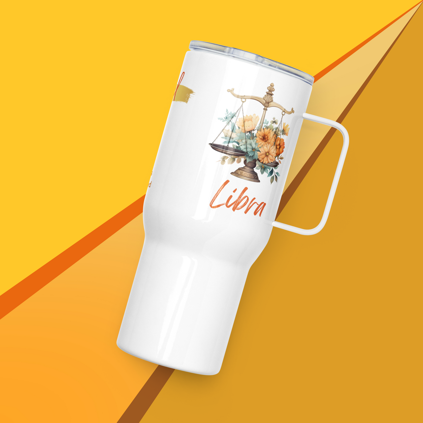 Libra Mug • Libra Zodiac Travel Mug for Her • Personalized Libra Travel Mug