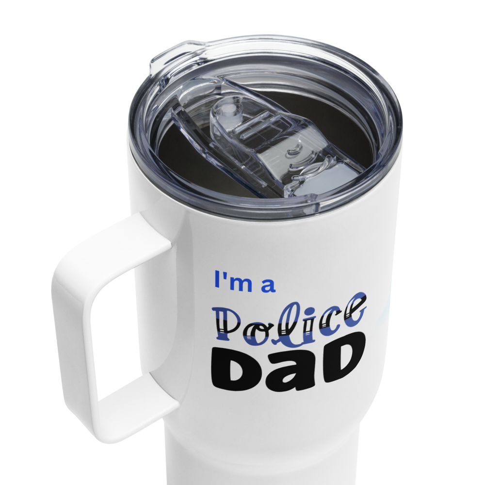 Police Dad Gift • Police Dad Travel Tumbler • Personalized Father’s Day Gift