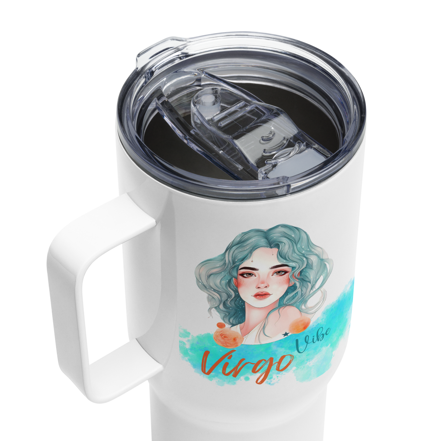 Virgo Birthday Travel Mug • Custom Virgo Gift for Her• Personalized Virgo Travel Mug