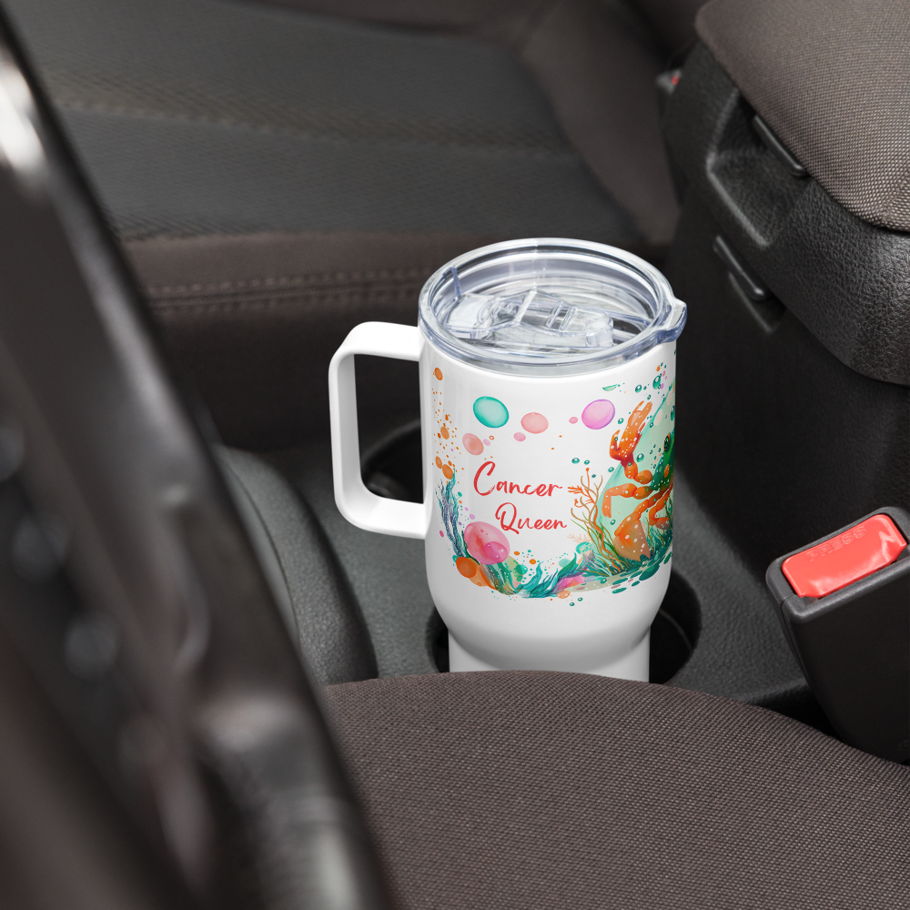 Cancer Birthday Travel Mug • Personalized Cancer Mug Gift for Her