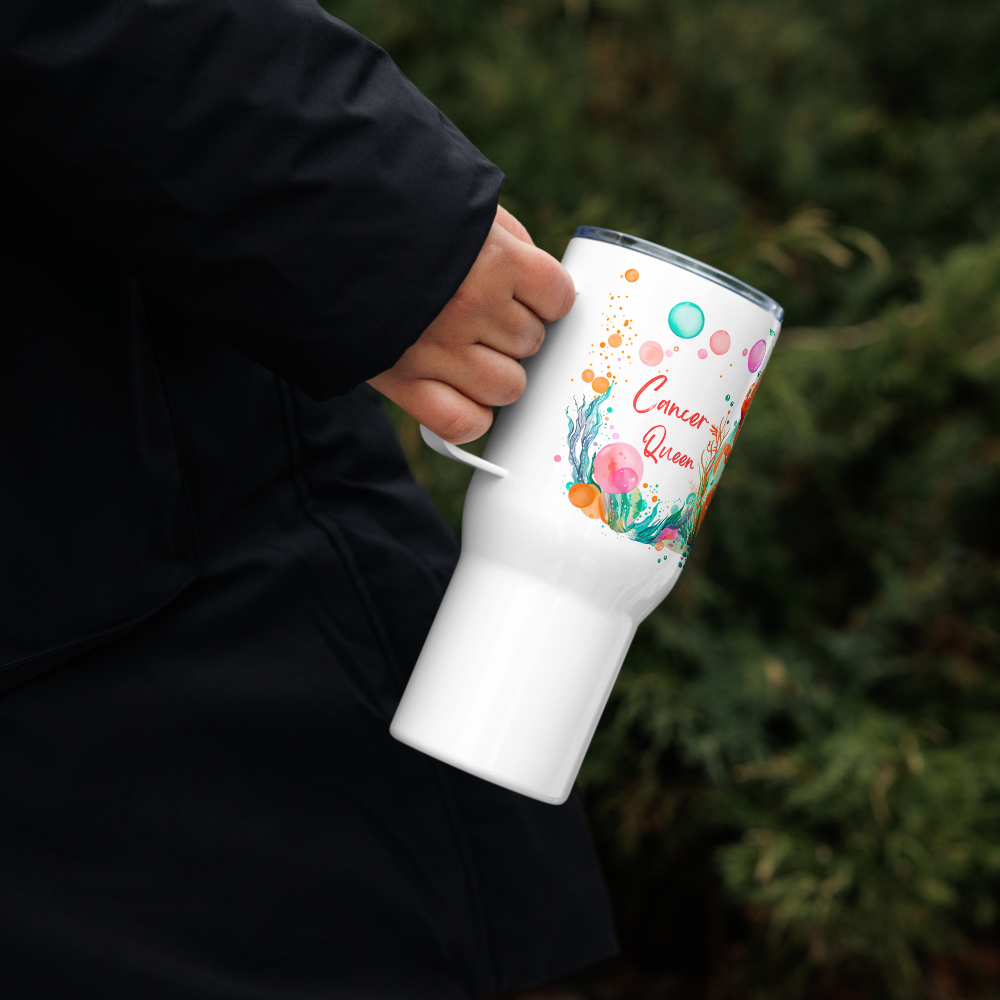 Cancer Birthday Travel Mug • Personalized Cancer Mug Gift for Her