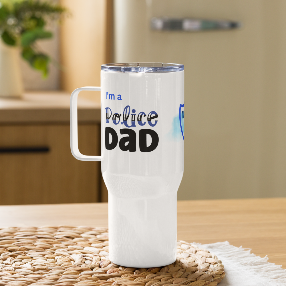 Police Dad Gift • Police Dad Travel Tumbler • Personalized Father’s Day Gift