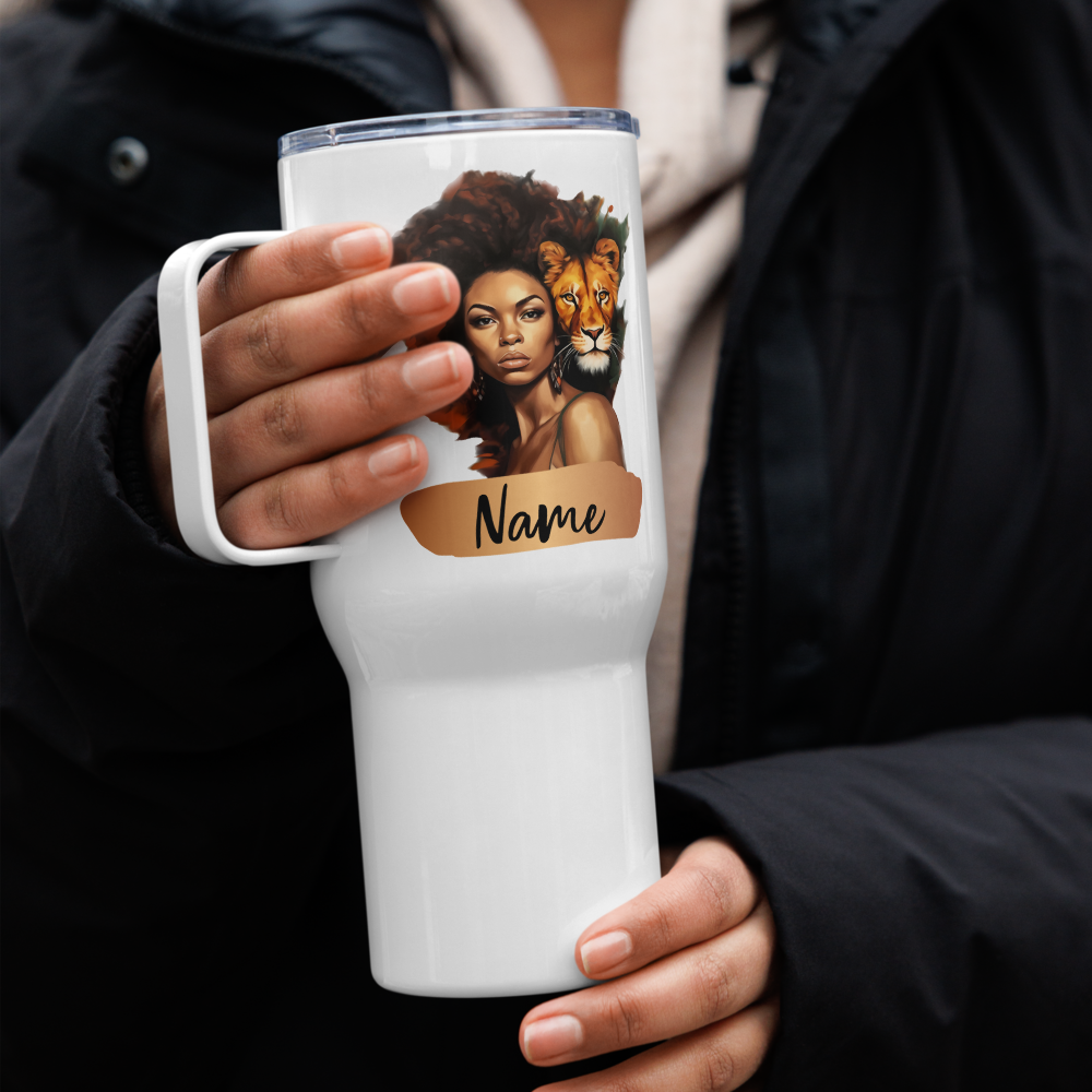 Leo Birthday Travel Mug • Personalized Leo Mug Gift for Her• Leo Zodiac Travel Mug
