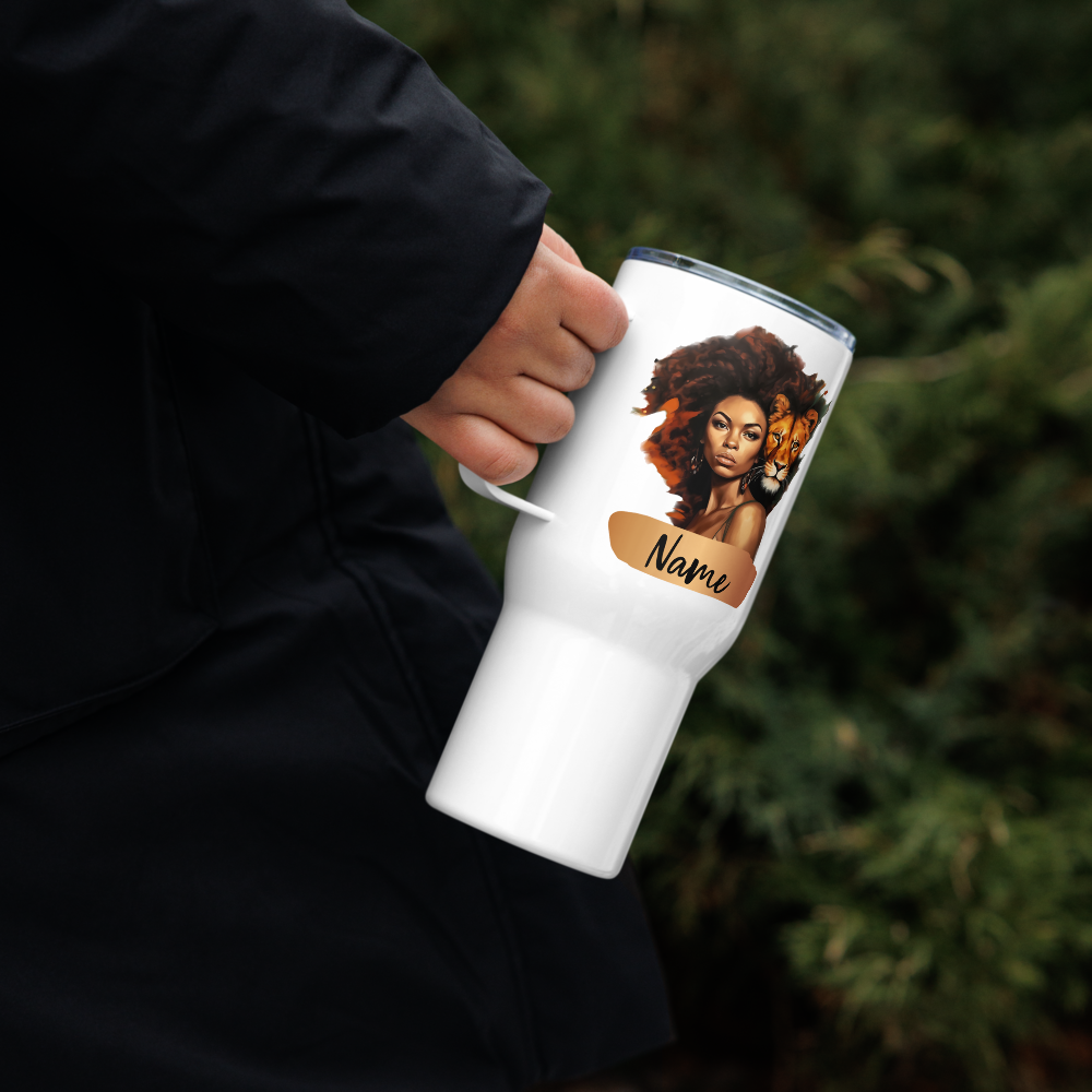 Leo Birthday Travel Mug • Personalized Leo Mug Gift for Her• Leo Zodiac Travel Mug