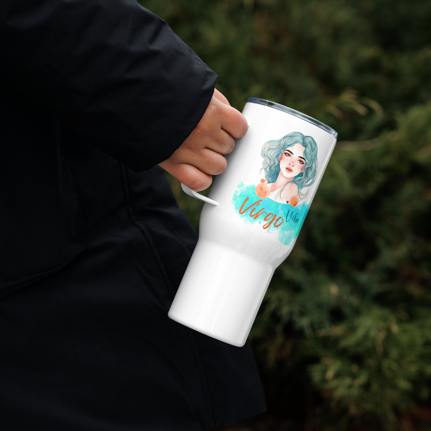 Virgo Birthday Travel Mug • Custom Virgo Gift for Her• Personalized Virgo Travel Mug