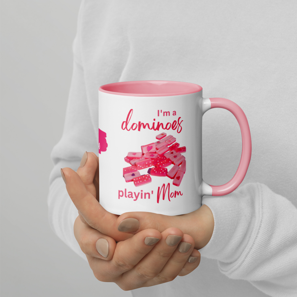 Personalizable “Dominoes” Mug for Mom • DOMINO LOVER MUG • Mom Dominoes Mug