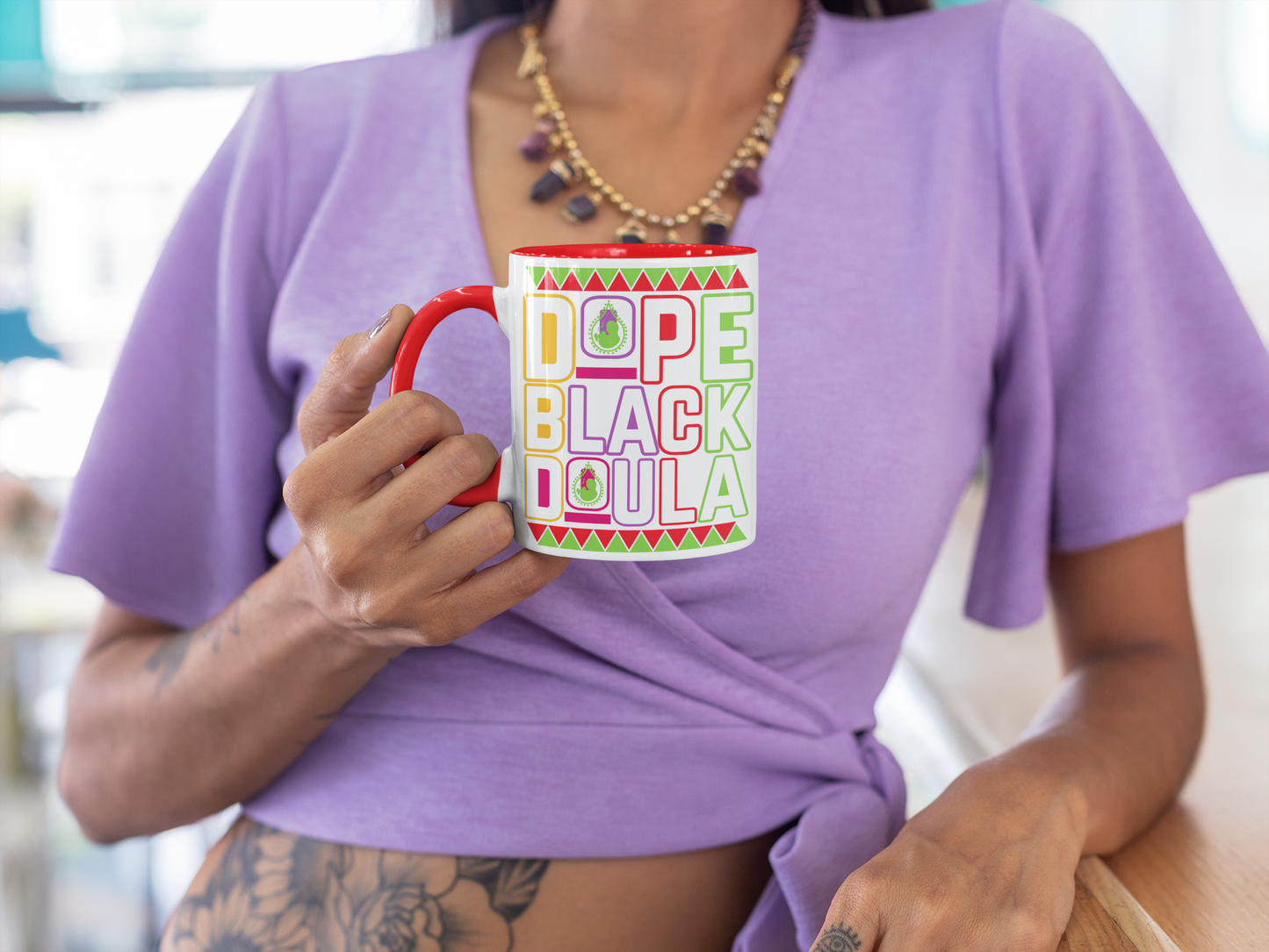 Dope Black Doula Mug • Doula Coffee Mug • Birth Doula Mug